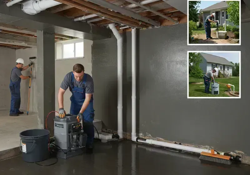 Basement Waterproofing and Flood Prevention process in Sparta, IL